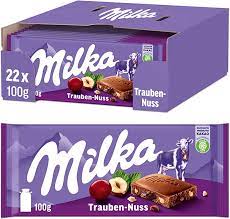 Milka Raisins & Nuts 22/100gms